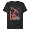 thumbnail image 1 of Men's Star Wars Darth Vader 16th Birthday Abstract Background  Graphic Tee Black 3X Large, 1 of 4