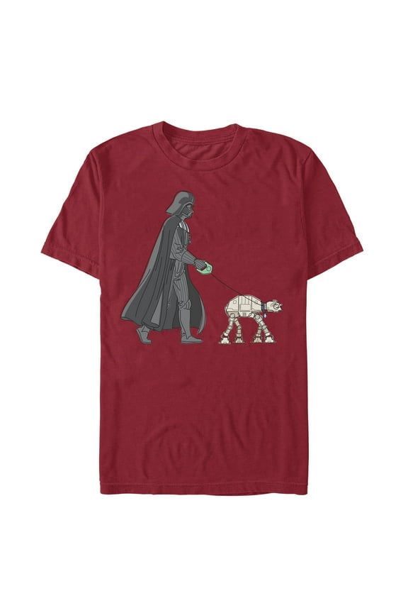 Men's Star Wars Darth Vader AT-AT Walker Graphic Tee Color: Cardinal Size: XL