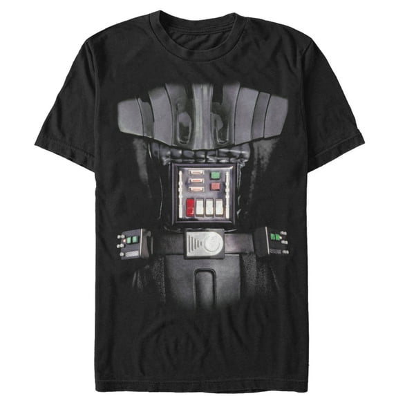 Men's Star Wars Darth Vader Armor Graphic Tee Black Large