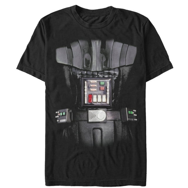 Men's Star Wars Darth Vader Armor  Graphic Tee Black Medium
