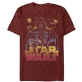 thumbnail image 1 of Men's Star Wars Darth Vader Battle  Graphic Tee Cardinal 3X Large, 1 of 4