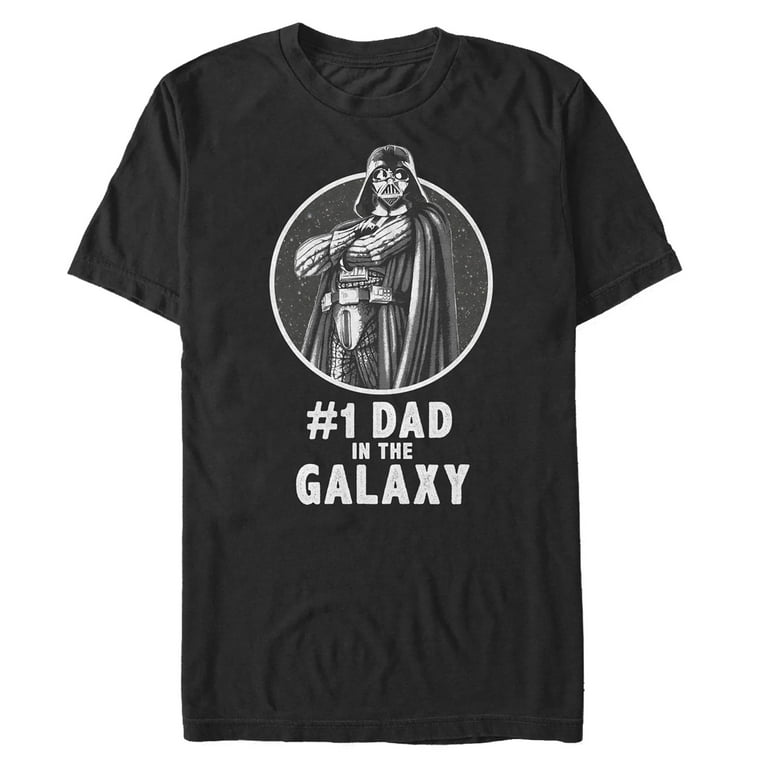 Men's Star Wars Darth Vader Best Dad Graphic Tee Black 2X Large