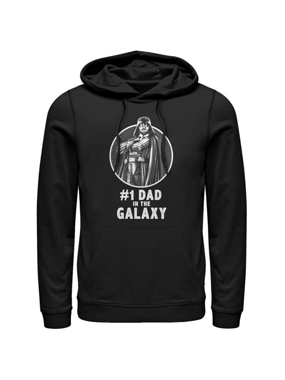Men's Star Wars Darth Vader Best Dad Pull Over Hoodie Black Medium