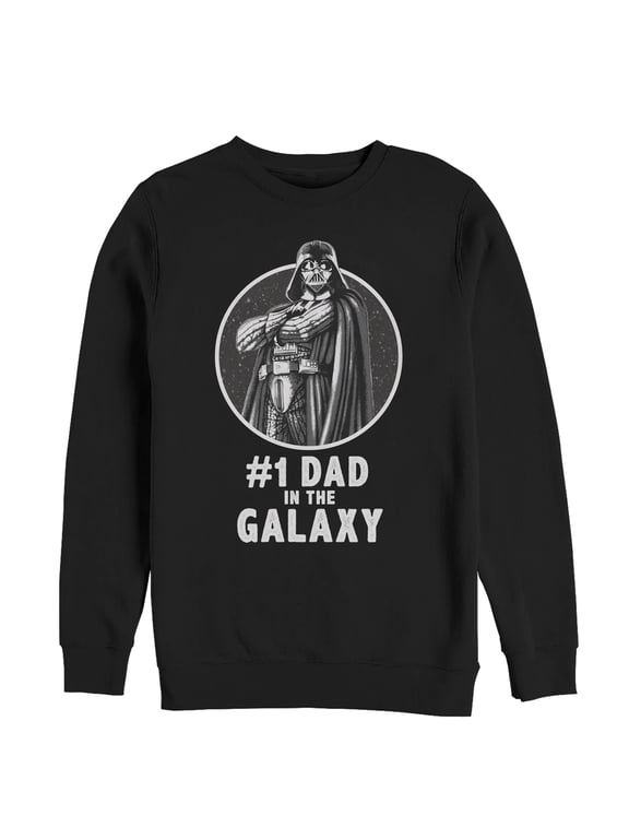 Men's Star Wars Darth Vader Best Dad Sweatshirt Black Medium