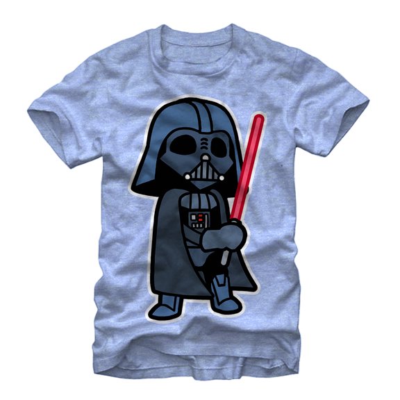 Men's Star Wars Darth Vader Cartoon Graphic T-Shirt