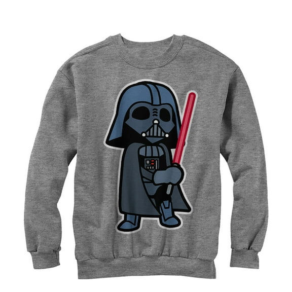 Men's Star Wars Darth Vader Cartoon  Sweatshirt Athletic Heather Small