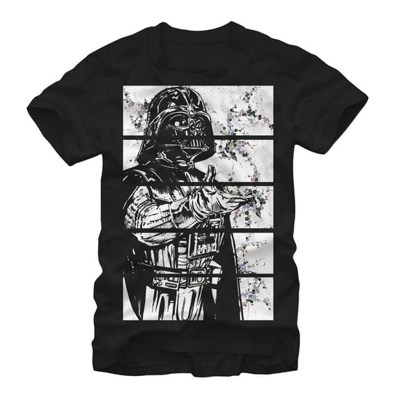 Men's Star Wars Darth Vader Cherry Blossoms Graphic Tee Black Large