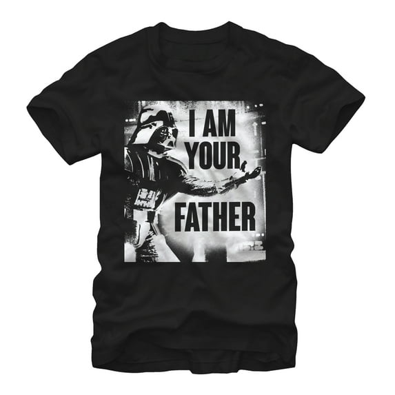 Men's Star Wars Darth Vader Dad Graphic Tee Black 5X Large
