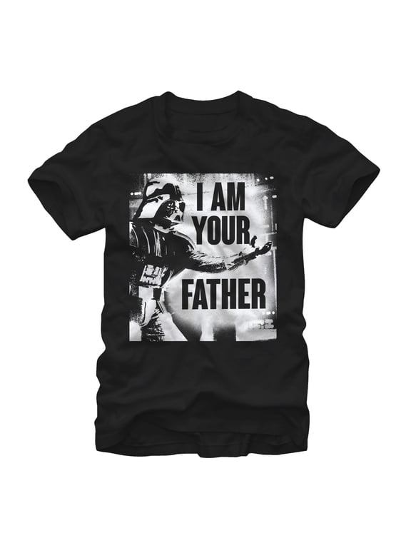 Men's Star Wars Darth Vader Dad Graphic Tee Black Large