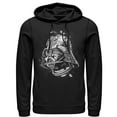 thumbnail image 1 of Men's Star Wars Darth Vader Death Star Pull Over Hoodie Black Small, 1 of 4