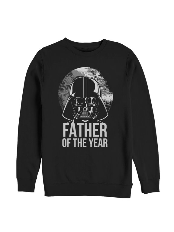 Men's Star Wars Darth Vader Father of the Year Sweatshirt Black 3X Large