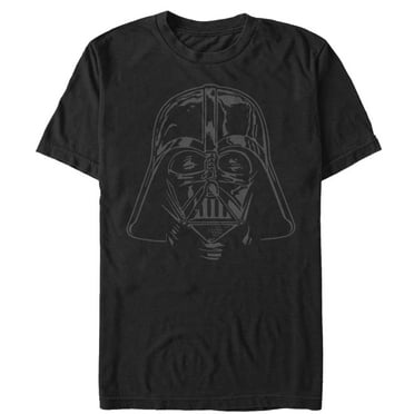 Men's Star Wars Darth Vader Helmet  Graphic Tee Black X Large