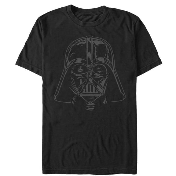 Men's Star Wars Darth Vader Helmet  Graphic Tee Black X Large