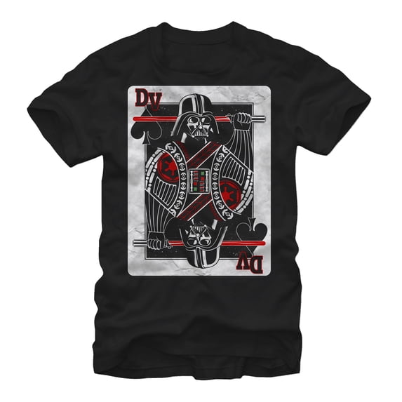 Men's Star Wars Darth Vader King Graphic Tee Black Medium