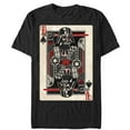 thumbnail image 1 of Men's Star Wars Darth Vader King of Spades Graphic Tee Black 3X Large, 1 of 10