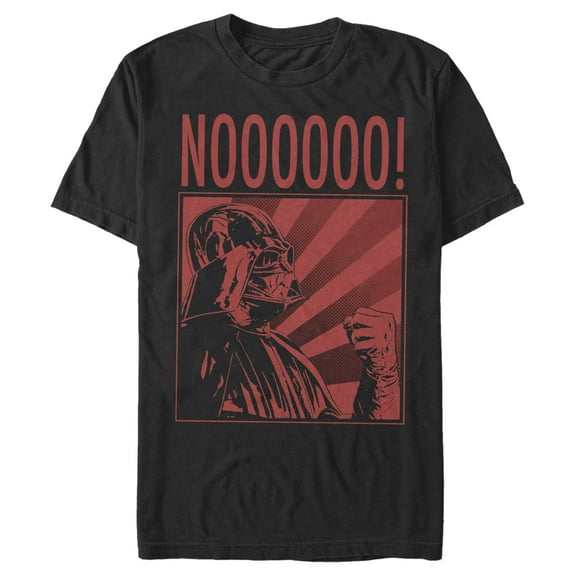 Men's Star Wars Darth Vader No  Graphic Tee Black 5X Large