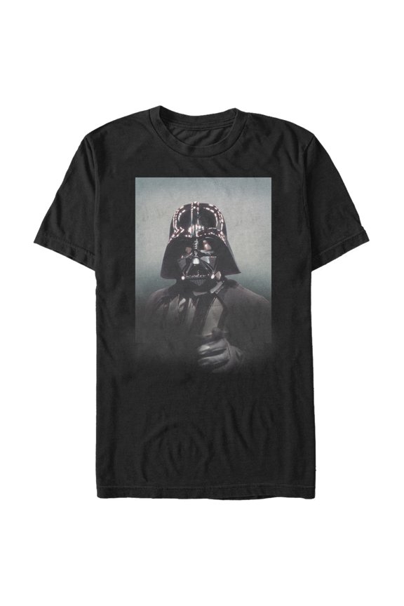 Men's Star Wars Darth Vader Point  Graphic Tee Black Medium