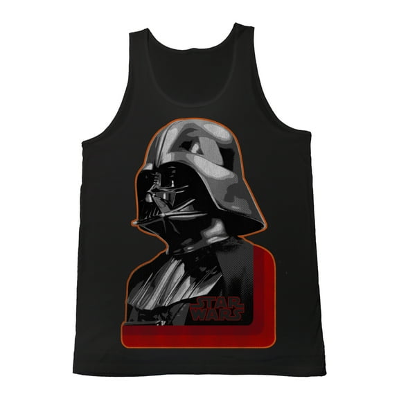Men's Star Wars Darth Vader Profile  Tank Top Black X Large