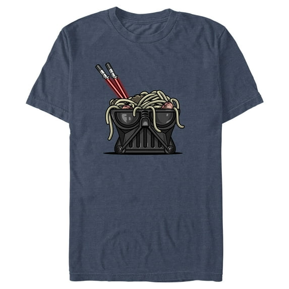 Men's Star Wars Darth Vader Ramen Bowl Graphic Tee Charcoal Heather 3X Large