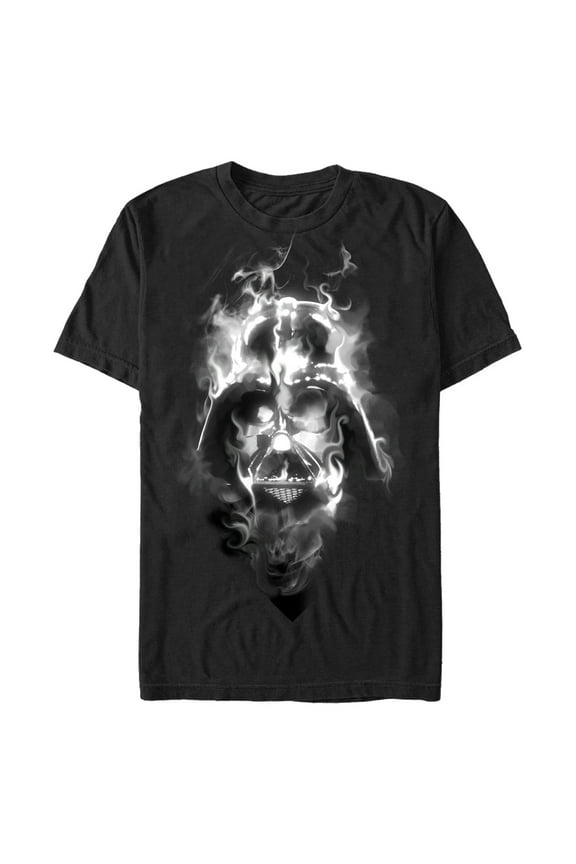 Men's Star Wars Darth Vader Smoke  Graphic Tee Black 2X Large