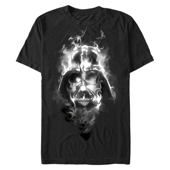 Men's Star Wars Darth Vader Smoke Graphic Tee Black 3X Large