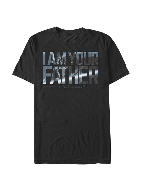 Men's Star Wars Darth Vader Your Father Graphic Tee Black X Large