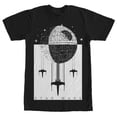 thumbnail image 1 of Men's Star Wars Death Star Battle Graphic Tee Black Small, 1 of 4