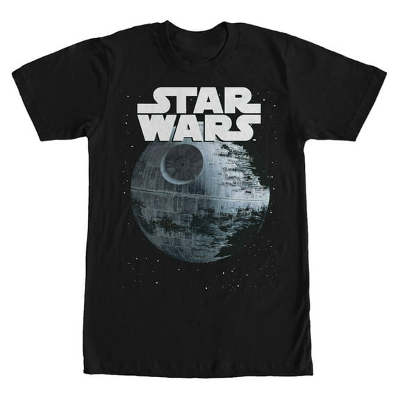 Men's Star Wars Death Star II Graphic Tee Black Large