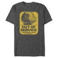 thumbnail image 1 of Men's Star Wars Death Star Out of Service Graphic Tee Charcoal Heather 2X Large, 1 of 5