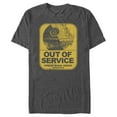 thumbnail image 1 of Men's Star Wars Death Star Out of Service Graphic Tee Charcoal Heather Large, 1 of 5