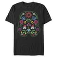 thumbnail image 1 of Men's Star Wars Easter Stormtrooper Floral Helmet Fill  Graphic Tee Black X Large, 1 of 4