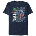 thumbnail image 1 of Men's Star Wars Empire Cartoon Characters Graphic Tee Navy Blue Medium, 1 of 4
