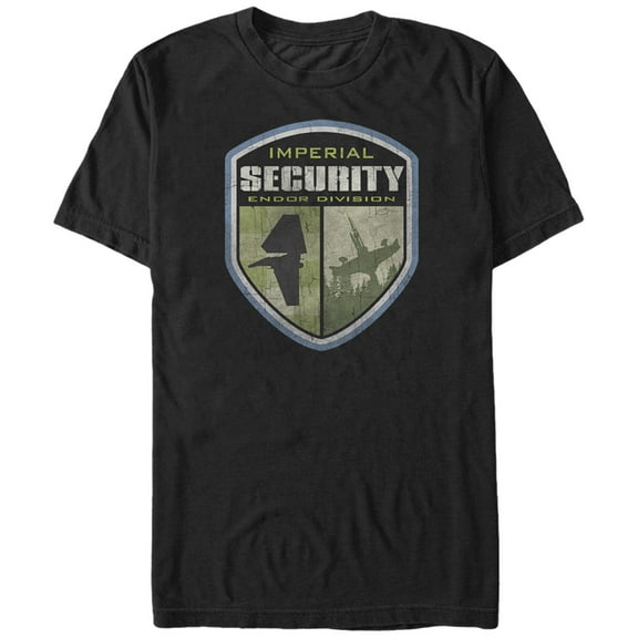 Men's Star Wars Endor Imperial Security  Graphic Tee Black 4X Large