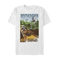 thumbnail image 1 of Men's Star Wars Endor Travel Poster  Graphic Tee White Medium, 1 of 4