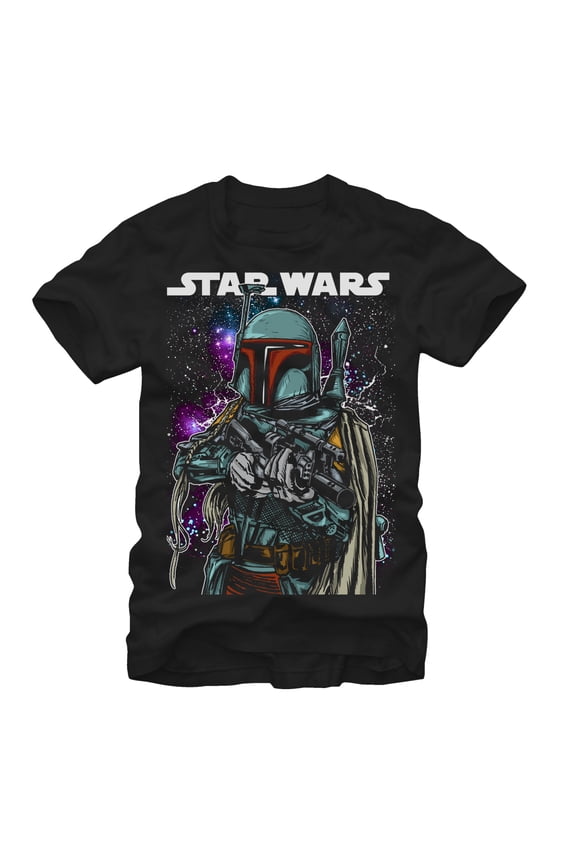 Men's Star Wars Epic Boba Fett  Graphic Tee Black 2X Large
