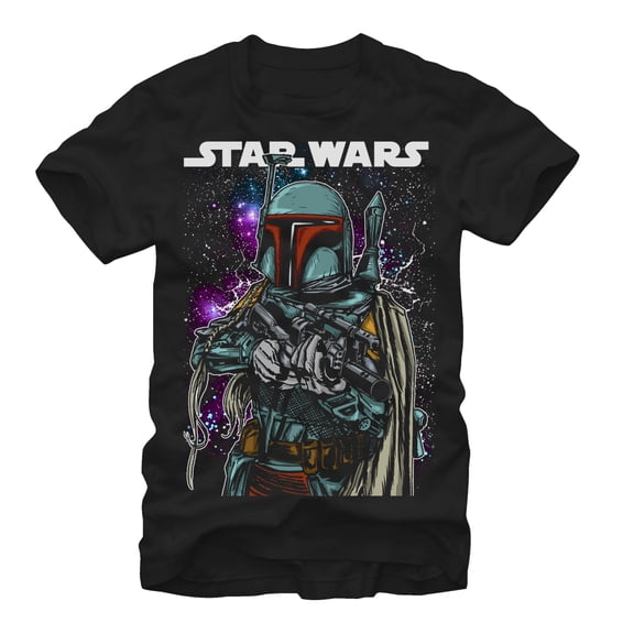 Men's Star Wars Epic Boba Fett Graphic Tee Black X Large