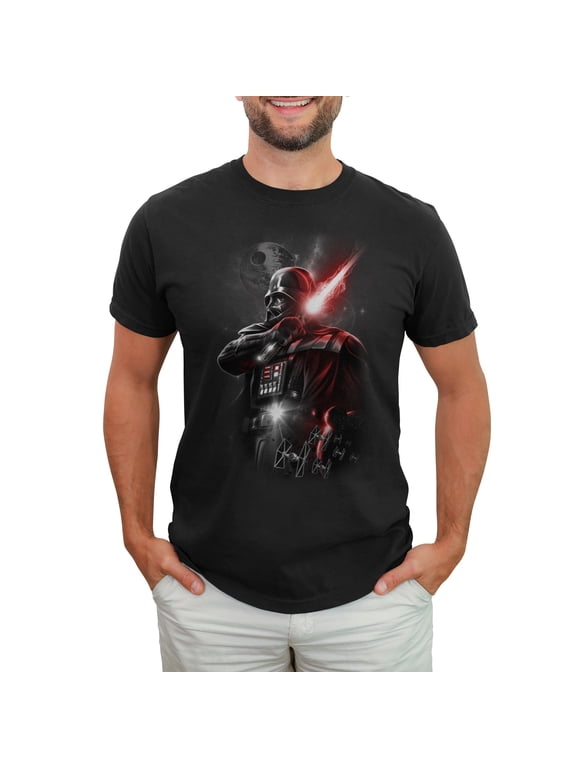 Men's Star Wars Epic Darth Vader Graphic Tee Black Large