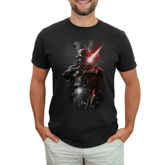 Men's Star Wars Epic Darth Vader Graphic Tee Black Large