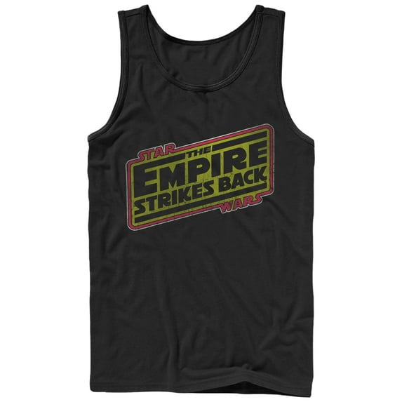 Men's Star Wars Episode V Logo Tank Top Black 2X Large
