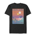thumbnail image 1 of Men's Star Wars Explore Tatooine Travel Poster  Graphic Tee Black 5X Large, 1 of 4