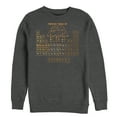 thumbnail image 1 of Men's Star Wars Fade Periodic Table of Elements Sweatshirt Charcoal Heather Large, 1 of 3