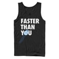 thumbnail image 1 of Men's Star Wars Faster Than You Millennium Falcon  Tank Top Black Small, 1 of 4