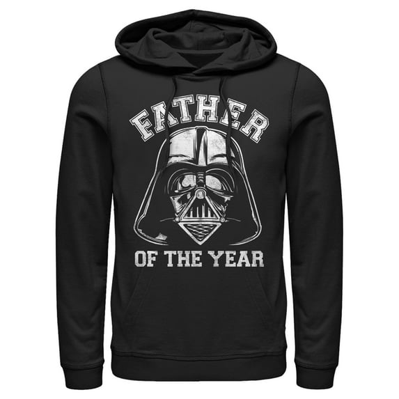 Men's Star Wars Father of the Year Darth Vader Pull Over Hoodie Black Small