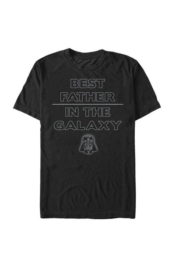 Men's Star Wars Father's Day Best Sith Father in the Galaxy  Graphic Tee Black Medium