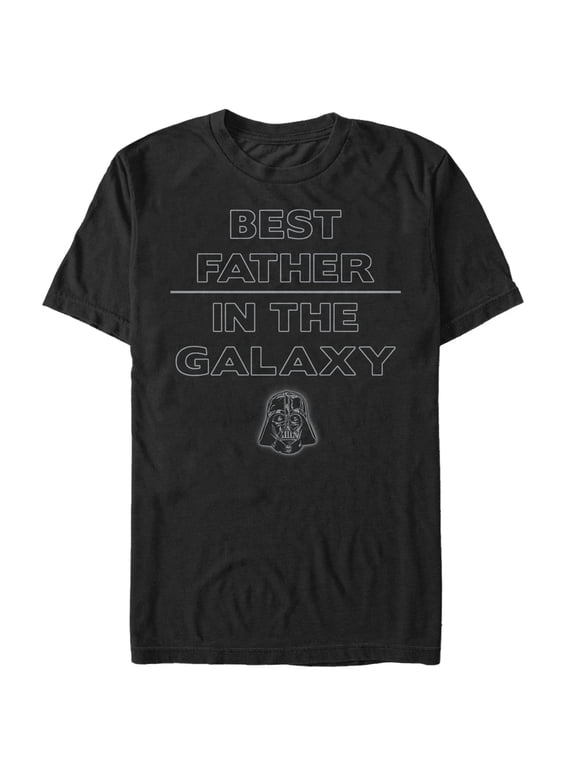 Men's Star Wars Father's Day Best Sith Father in the Galaxy Graphic Tee Black Small