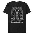 thumbnail image 1 of Men's Star Wars Father's Day Coolest Dad Vader Graphic Tee Black X Large, 1 of 4