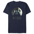 thumbnail image 1 of Men's Star Wars Father's Day Deathstar #1 Dad Graphic Tee Navy Blue 2X Large, 1 of 5