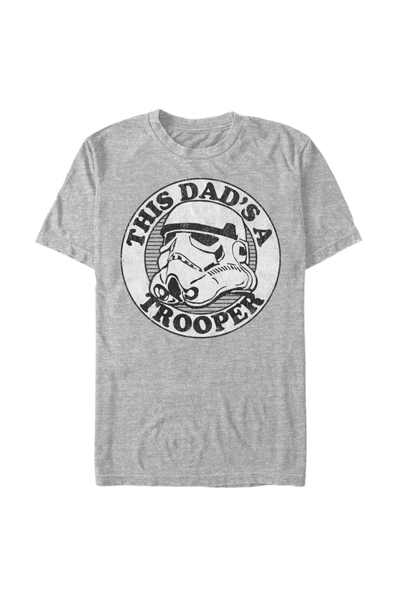 Men's Star Wars Father's Day This Dad's A Trooper Graphic Tee Athletic Heather X Large