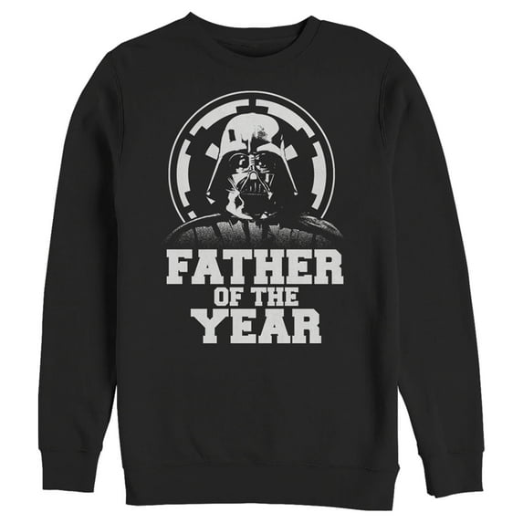 Men's Star Wars Father's Day Vader Father of the Year Sweatshirt Black X Large