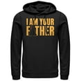 thumbnail image 1 of Men's Star Wars Father's Day Vader is Your Father  Pull Over Hoodie Black X Large, 1 of 3